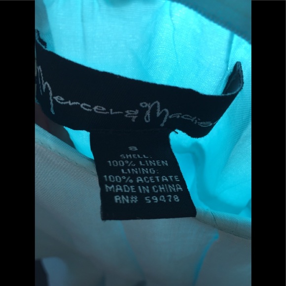 Mercer and Madison Pure Linen Y back dress - Picture 5 of 10